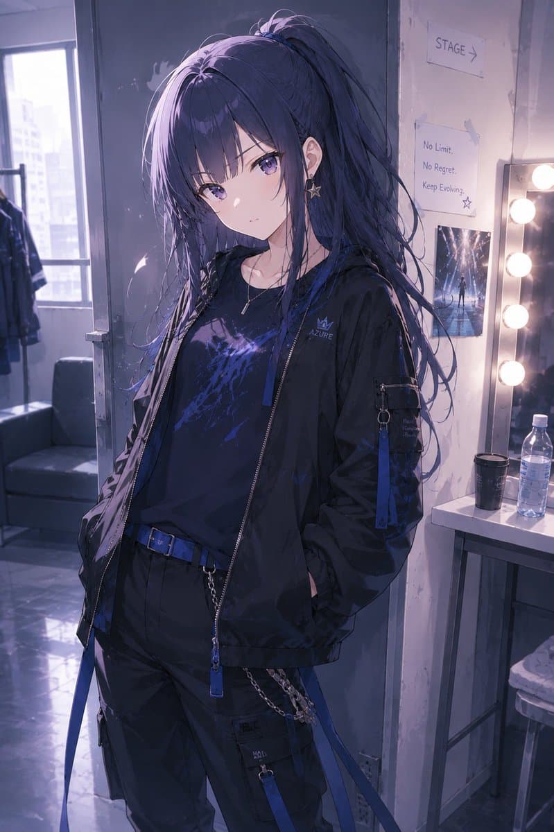 Tokyo Street Night Rain